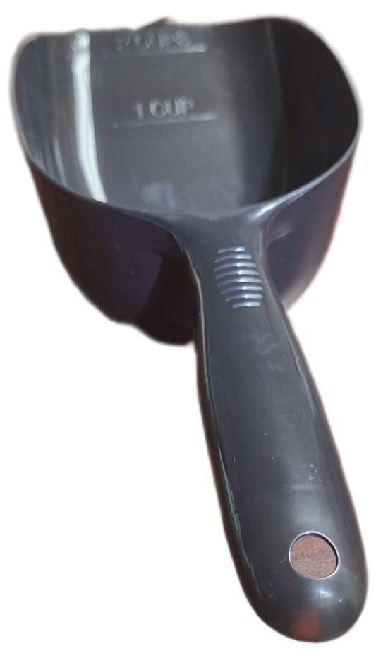 Multi use black scoop